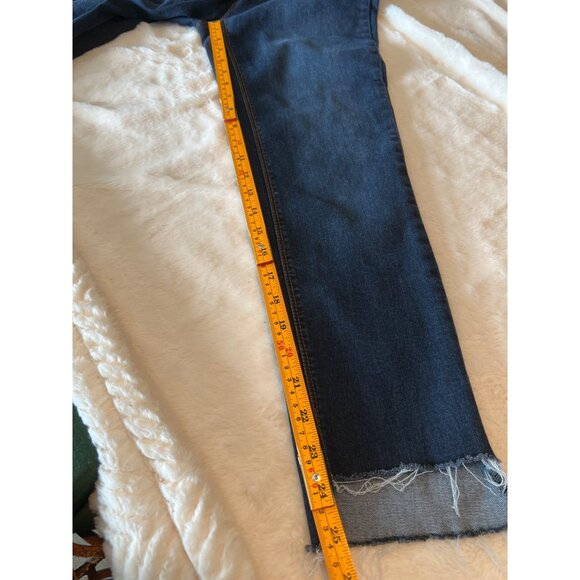 Ci Sono Dark Wash Skinny Jeans – Size 9/29, Frayed Hem, Stretch Denim - Picture 7 of 11